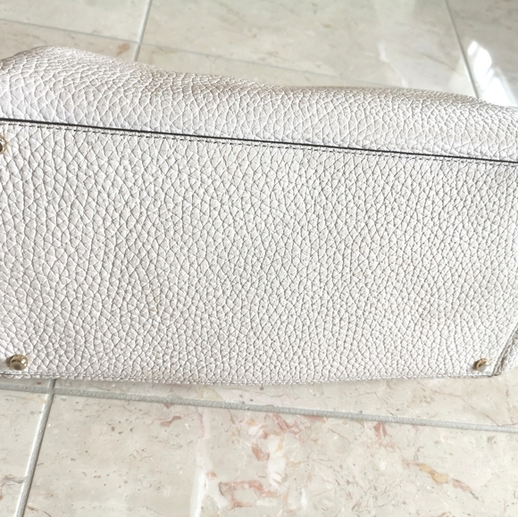 KATE Spade cream beige tote bag purse pebble finish - Picture 7 of 13